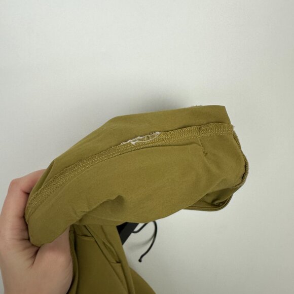 Athleta Brooklyn Heights High Rise Straight Pants Tapestry Gold Olive 4T 4 Tall - Picture 8 of 9